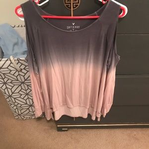 American eagle soft and sexy ombré shirt